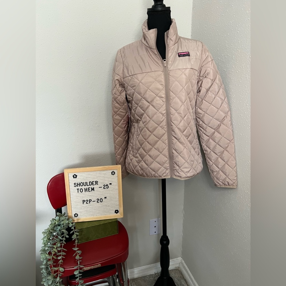 NWOT. Simply Southern Quilted Light Pink Jacket